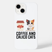 Café Y Calico Gatos Graciosos Calico Cat