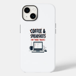 Funda Para iPhone 14 De Case-Mate Café y hojas de cálculo: mis rasgos tóxicos