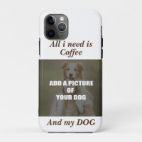 Café y mi Cojín decorativo de perro