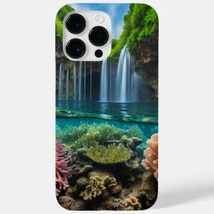 Funda Para iPhone 14 Pro Max De Case-Mate Caída de agua tropical colorida