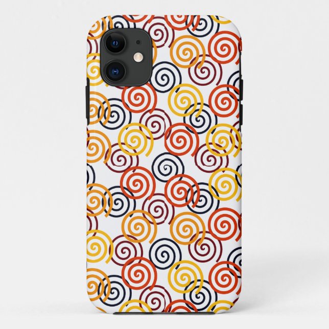 Funda De Case-Mate Para iPhone Caída de Swirls (Reverso)