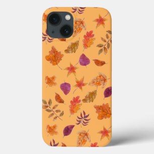 Funda Para iPhone 13 Caída Leafy Colores de otoño Apenas ahí Estuche de