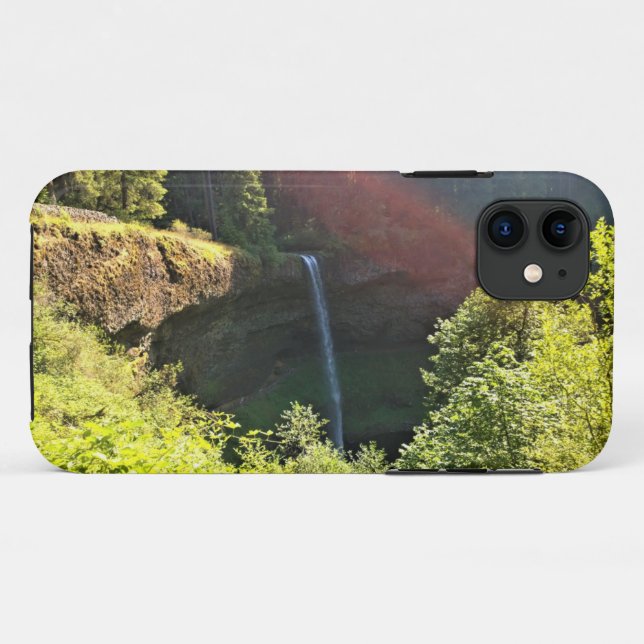 Funda De Case-Mate Para iPhone Caídas de plata sur, OR (Reverso (horizontal))