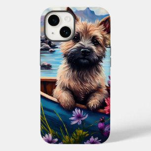 Funda Para iPhone 14 De Case-Mate Cairn Terrier en una paleta: Una aventura escénica