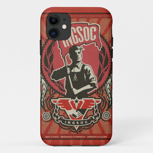 Funda De Case-Mate Para iPhone Caja 1984 de la casamata de Ingsoc (Reverso)