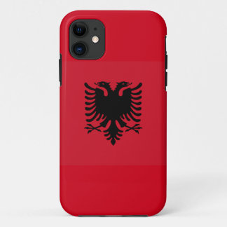 Funda Para iPhone 11 Caja albanesa del teléfono de la bandera