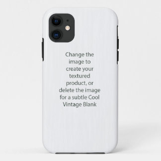 Funda Para iPhone 11 Caja apenada de la textura del espacio en blanco