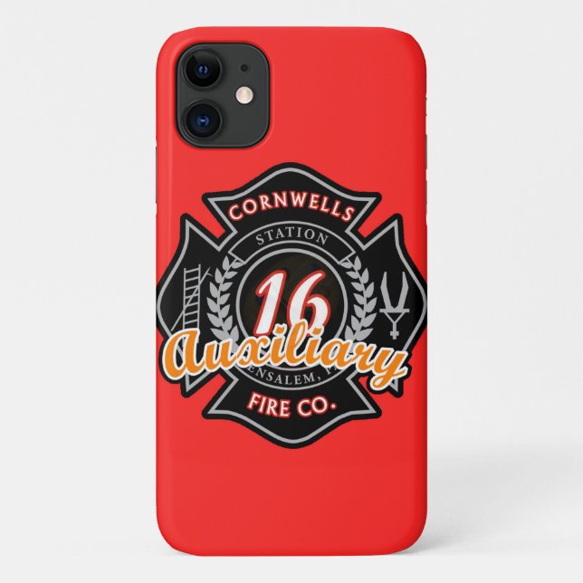 Funda De Case-Mate Para iPhone Caja auxiliar roja (Reverso)