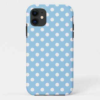 Funda Para iPhone 11 Caja azul de Iphone 5 del lunar del Cornflower