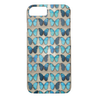 title_seo2 Caja azul del iPhone 7 de las mariposas del