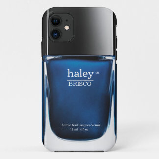 title_seo2 Caja azul del iPhone de la botella del esmalte de