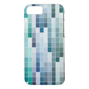 Funda Para iPhone 8/7 Caja azul del iPhone de Swatch de la pintura de la
