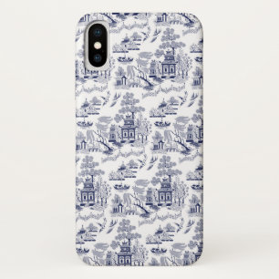 Funda Para iPhone X Caja azul del teléfono celular del diseño de Chi