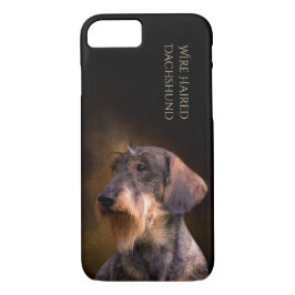 Funda Para iPhone 8/7 Caja cabelluda del teléfono del Dachshund del