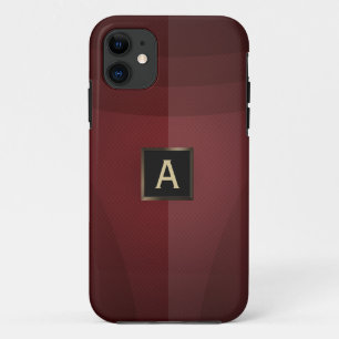 Funda Para iPhone 11 Caja de acero roja real del iPhone 5 de la