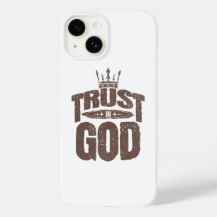 Funda Para iPhone 14 De Case-Mate Caja de confianza en el teléfono de Dios