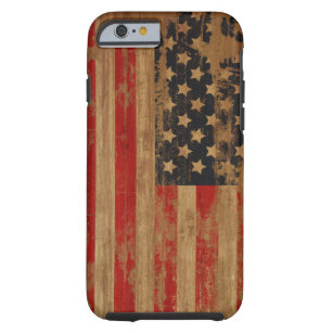 Funda Resistente Para iPhone 6 Caja de la bandera americana