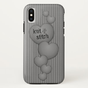 Funda Para iPhone X Caja de punto de conexión en cascada GRIS del