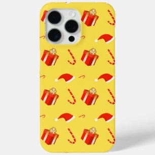 Funda Para iPhone 15 Pro Max Caja de regalo de navidades Caña de caramelo de Sa