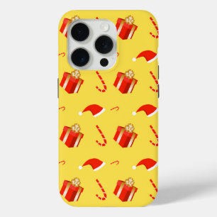 Funda Para iPhone 15 Pro Caja de regalo de navidades Caña de caramelo de Sa