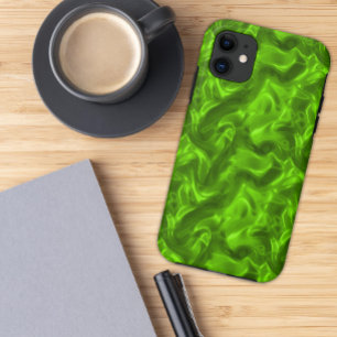 Funda Para iPhone 11 Caja de seda verde del iPhone 5
