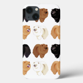 Funda Para iPhone 13 caja del aire del ipad del perro chino de perro
