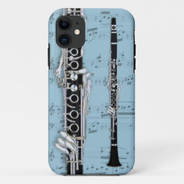 title_seo2 Caja del Clarinet y del teléfono de la partitura.