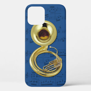 Funda Para iPhone 12 Pro Caja del Sousaphone y del teléfono de la música.