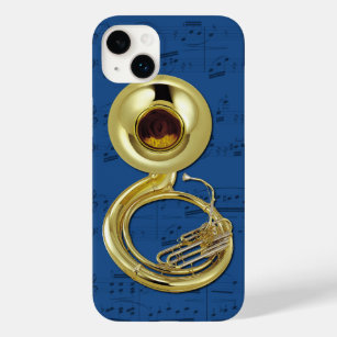 Funda Para iPhone 14 Plus De Case-Mate Caja del Sousaphone y del teléfono de la música.