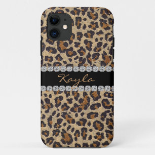 Funda Para iPhone 11 CAJA del teléfono 5 del GUEPARDO PERSONLIZED BLIN