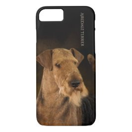 Funda Para iPhone 8/7 Caja del teléfono de Airedale Terrier