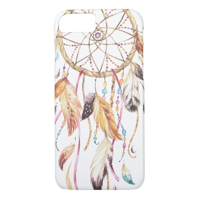 Funda De Case-Mate Para iPhone Caja del teléfono de Dreamcatcher del nativo (Reverso)