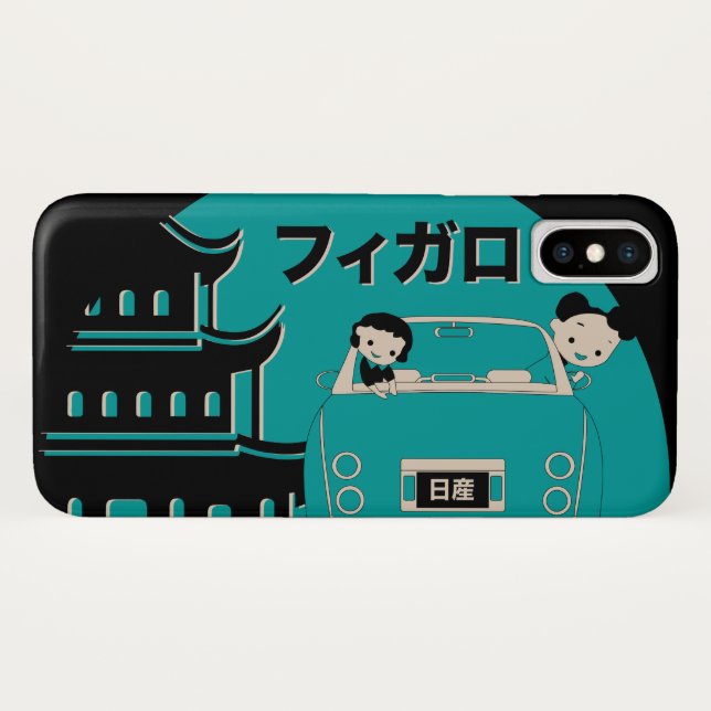 Funda De Case-Mate Para iPhone Caja del teléfono de Figaro (Reverso (horizontal))