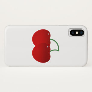Funda Para iPhone X Caja del teléfono de la cereza