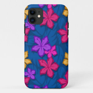 Funda Para iPhone 11 Caja del teléfono de la flor de la margarita azul