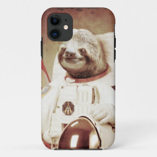 Funda Para iPhone 11 Caja del teléfono de la pereza del astronauta