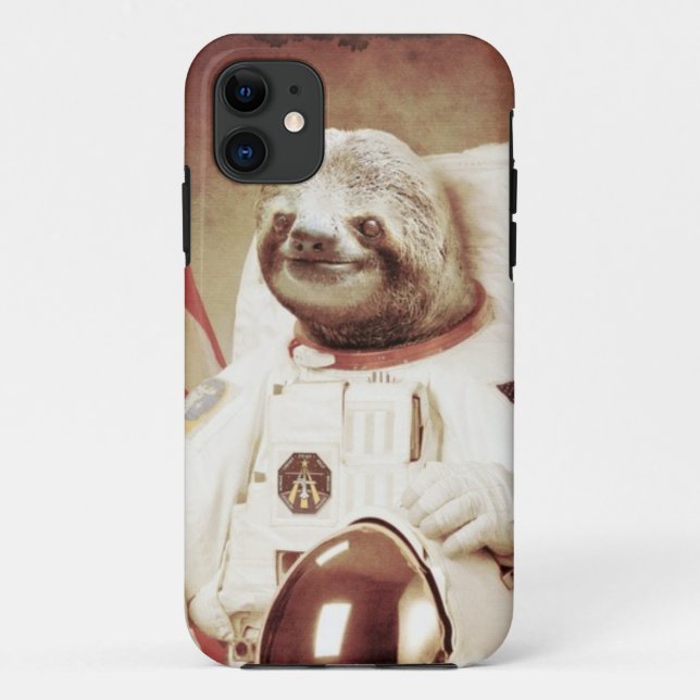 Funda De Case-Mate Para iPhone Caja del teléfono de la pereza del astronauta (Reverso)
