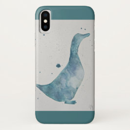 Funda Para iPhone X Caja del teléfono de la pintura de la acuarela del