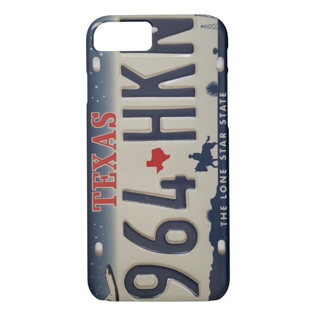 Funda De Case-Mate Para iPhone Caja del teléfono de la placa de Tejas (Reverso)