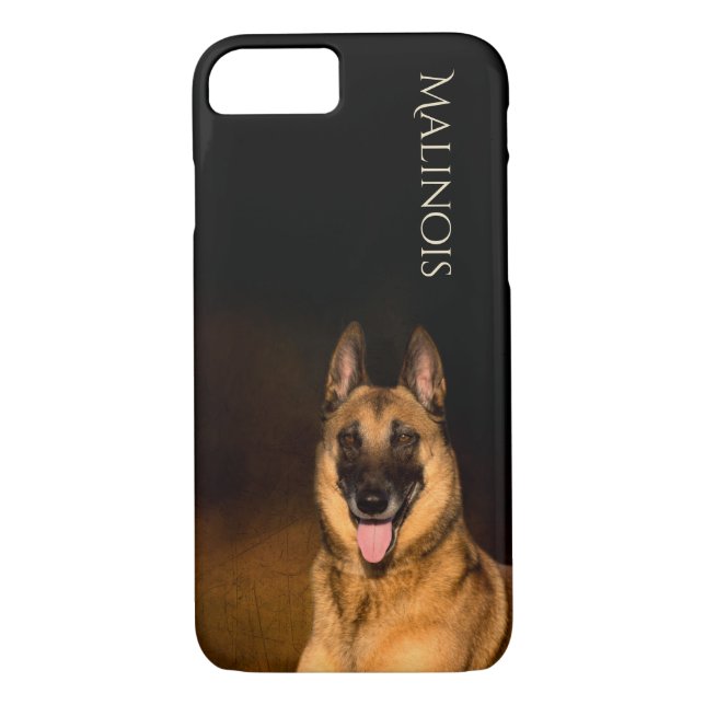 Funda De Case-Mate Para iPhone Caja del teléfono de Malinois (Reverso)