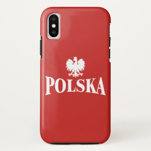 Funda Para iPhone X Caja del teléfono de Polska Eagle