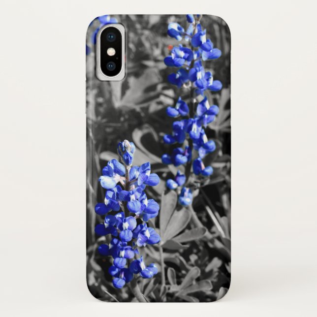 Funda De Case-Mate Para iPhone Caja del teléfono del bluebonnet de Tejas (Reverso)