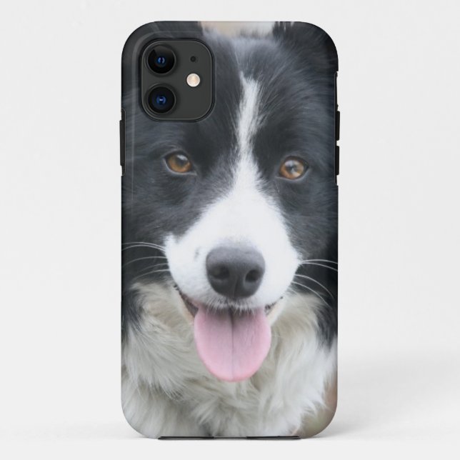 Funda De Case-Mate Para iPhone Caja del teléfono del border collie (Reverso)