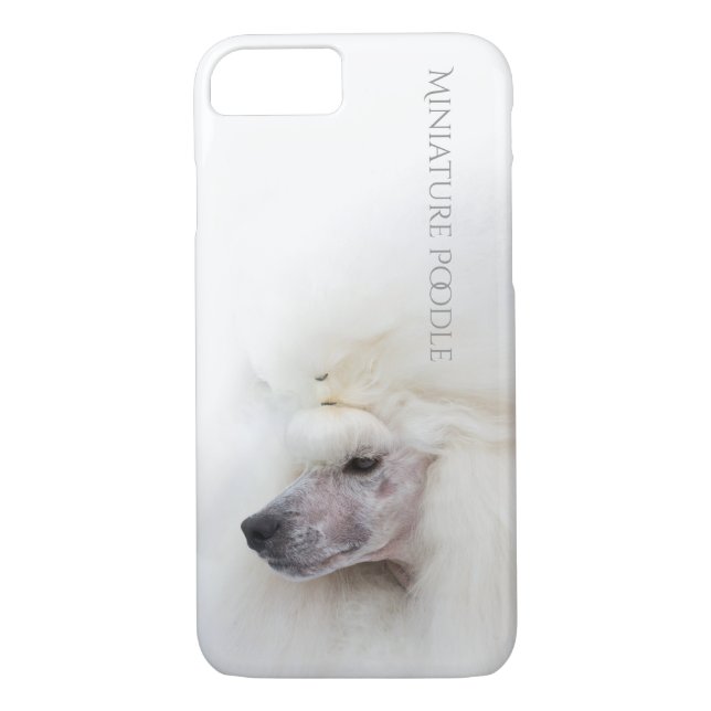 Funda De Case-Mate Para iPhone Caja del teléfono del caniche miniatura (Reverso)