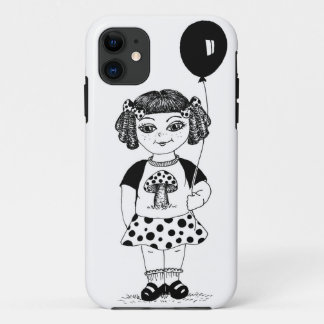 Funda Para iPhone 11 Caja del teléfono del chica de la seta