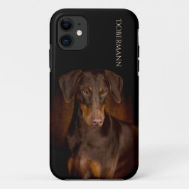 Funda Para iPhone 11 Caja del teléfono del Doberman