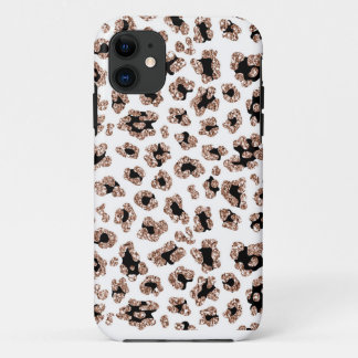 Funda Para iPhone 11 Caja del teléfono del estampado leopardo del