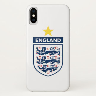 Funda Para iPhone X Caja del teléfono del fútbol de Inglaterra