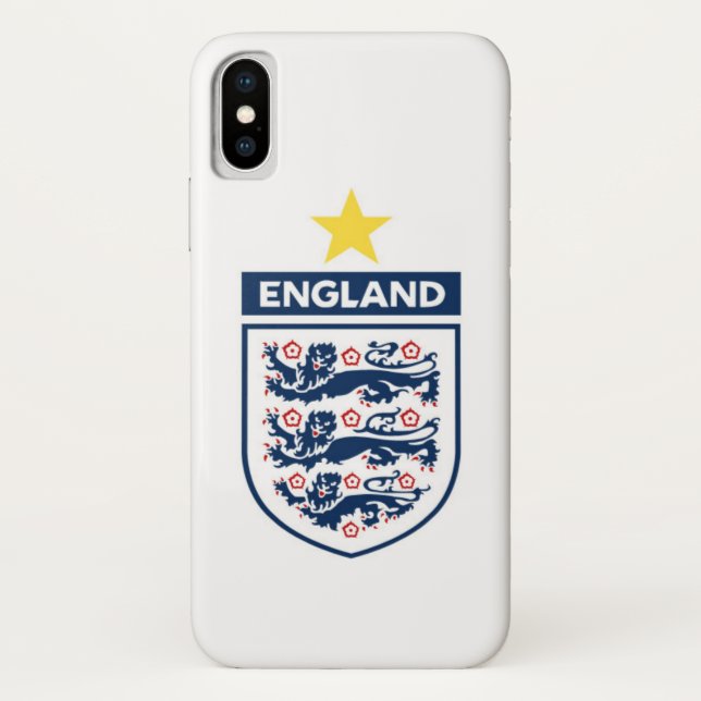 Funda De Case-Mate Para iPhone Caja del teléfono del fútbol de Inglaterra (Reverso)