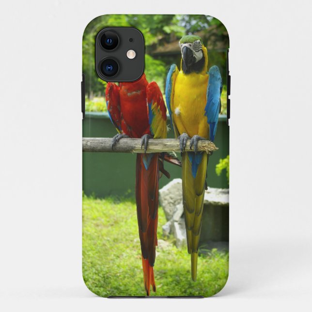 Funda De Case-Mate Para iPhone Caja del teléfono del Macaw (Reverso)